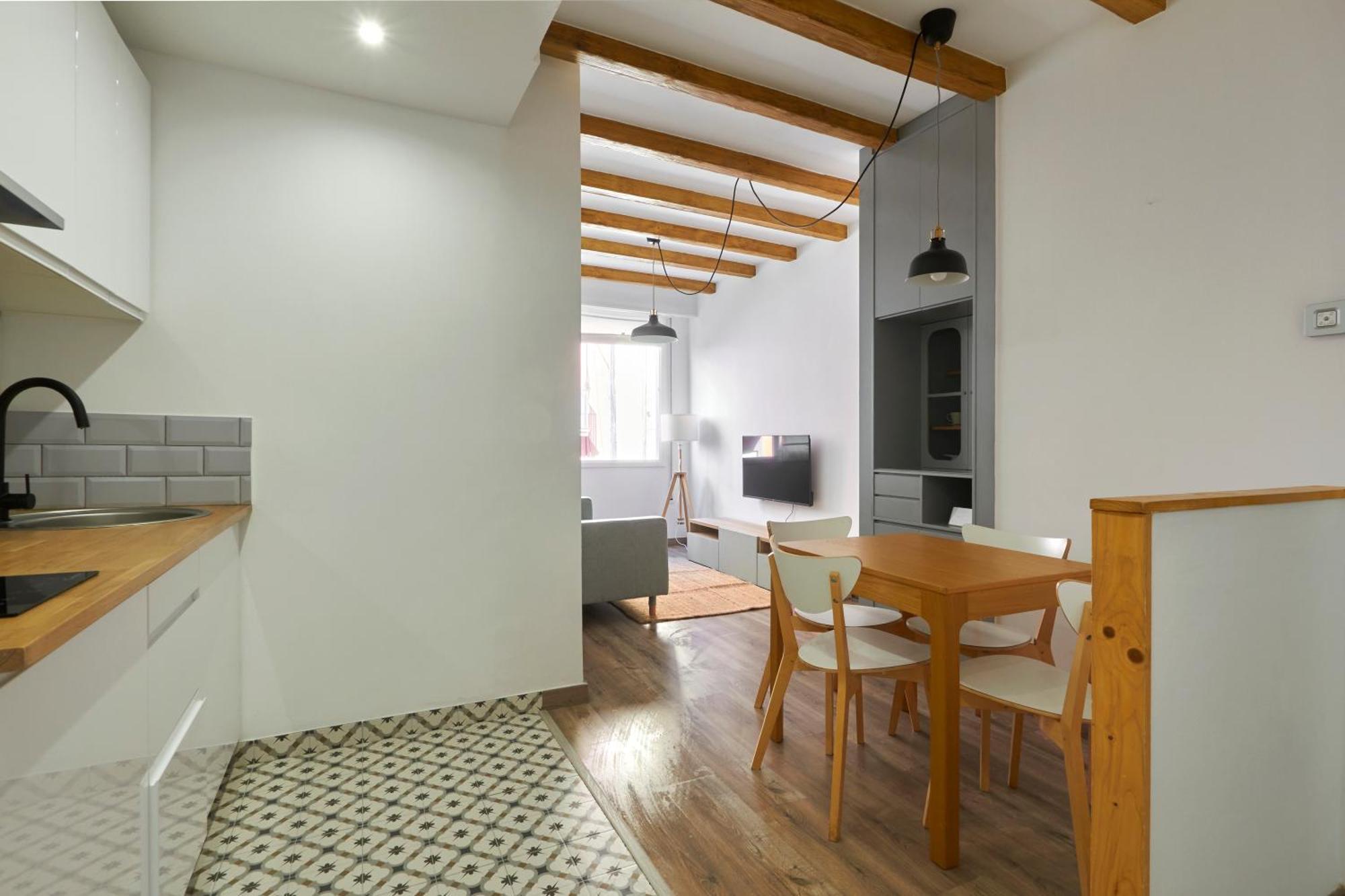 Ol Cute Apartment In Quiet Olivera St Barcelona Luaran gambar